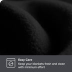 Bare Home Polar Fleece Blanket - King Blanket - Black - Warm & Cozy - Premium Fleece Blanket - Blanket For Bed, Sofa, Camping, T