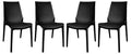 Kent Outdoor Patio Plastic Dining Chair, Set of 4