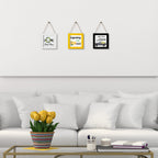 3 Pieces Lemon Framed Wood Sign Lemon Tiered Tray Signs Mini Wooden Sunflower Signs Wood Lemon Shelf Sitter Signs Bee Themed Hom