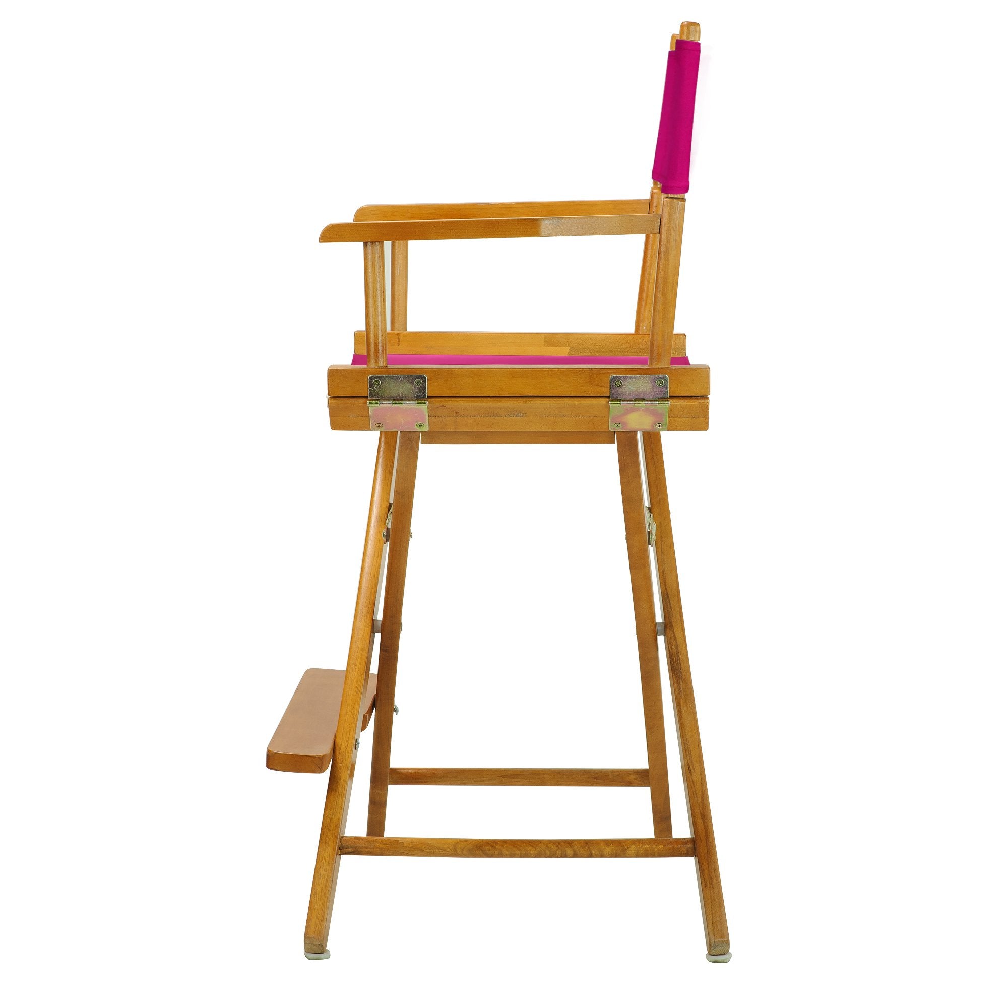 Casual Home 220-05/021-30 Director Chair 24" - Counter Height Honey Oakframe/Magenta Canvas