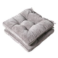 Furlide Seat Cushions 18 X 18 Inch Chair Cushion Pad For Kitchen Dining Chairs Indoor Outdoor Cushions Set Of 2, Square Grey