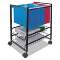 ADVANTUS Mobile File Cart, Black