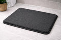 Xoxy Microfiber Bath Mat Super Soft Non Slip Vegas Mats for Bathroom, Kitchen, Bedroom, and Door (40X60 Cm, Grey) Pack of 1, Rec