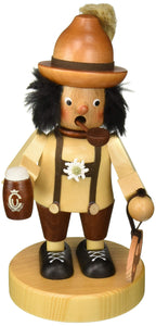 Christian Ulbricht Incense Burner Bavarian Brown 4 X 9 Inch Wood Christmas Figurine