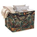 Owl Dreams Laundry Hamper with Handles,Large 56L Foldable Square Clothes Basket MultiUse Blanket Storage Bins for Organizing Bo