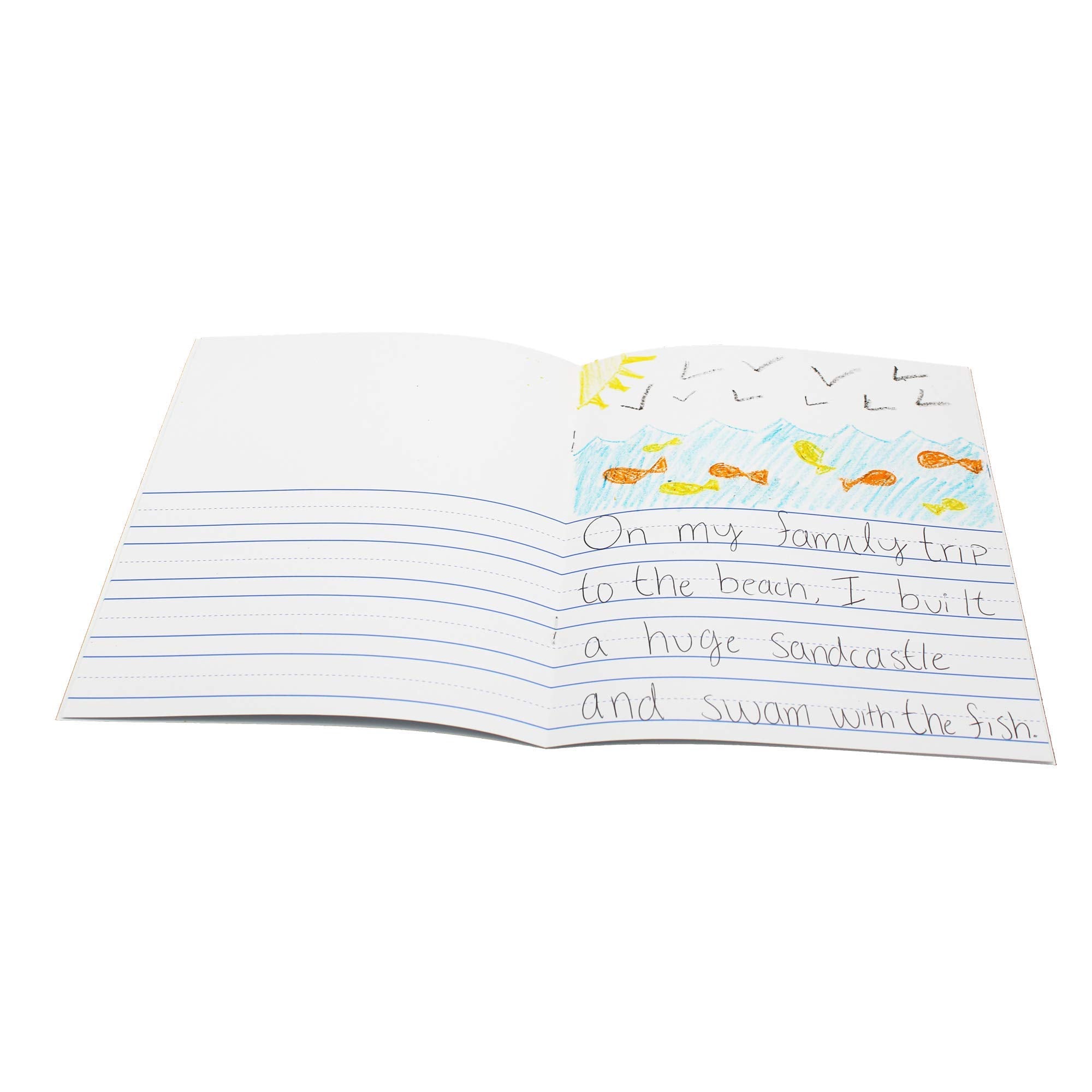 Softcover Thin Ruled Book 7X8.5 Portrait, Class Pack 12