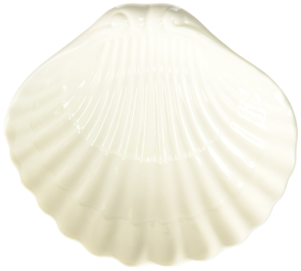 Abbott Collection Shell Soap Dish, White