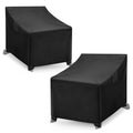 WLEAFJ Outdoor Adirondack Chair Covers, Waterproof Heavy Duty Outdoor Chair Covers, Patio Rocking Chair Covers for Outdoor Furni