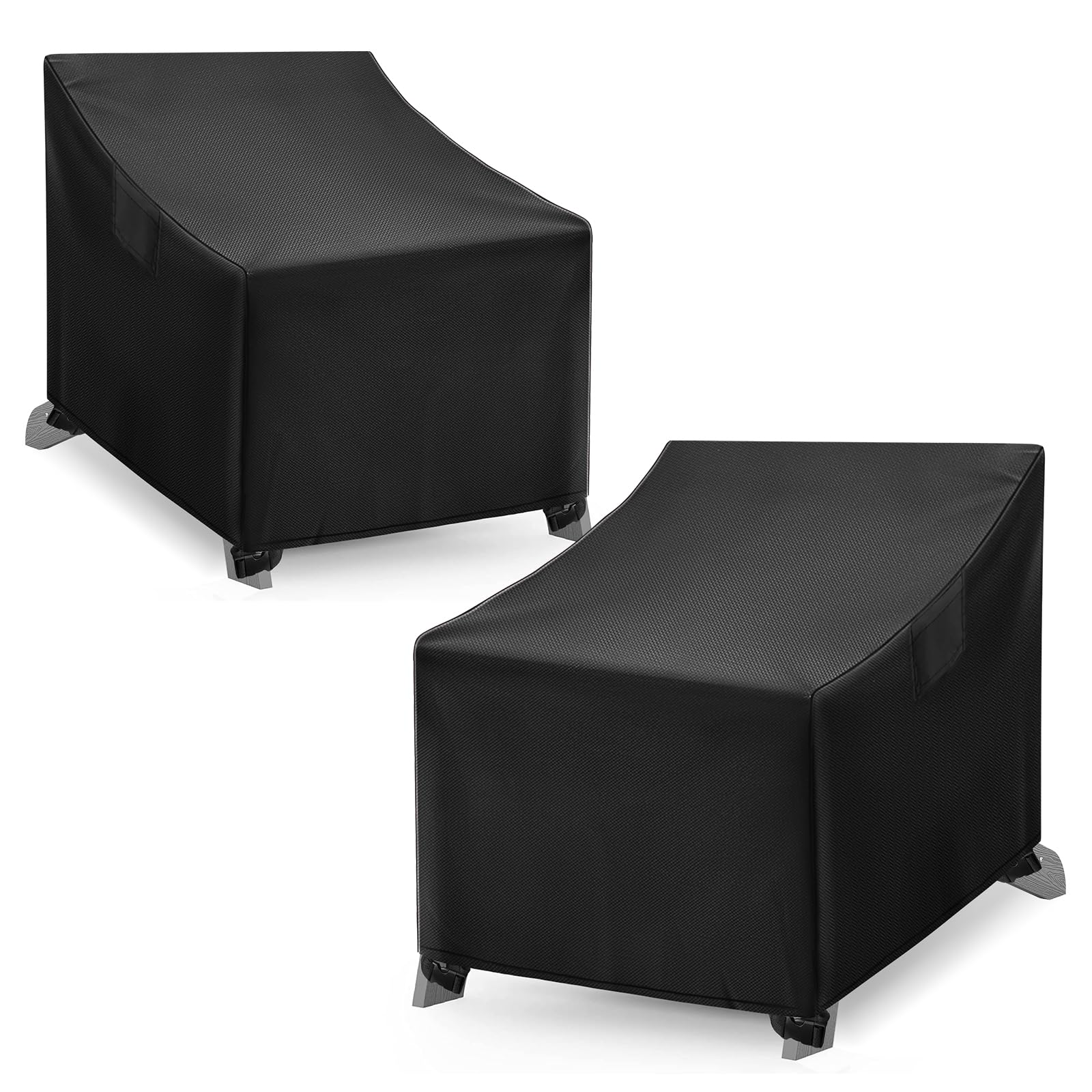 WLEAFJ Outdoor Adirondack Chair Covers, Waterproof Heavy Duty Outdoor Chair Covers, Patio Rocking Chair Covers for Outdoor Furni