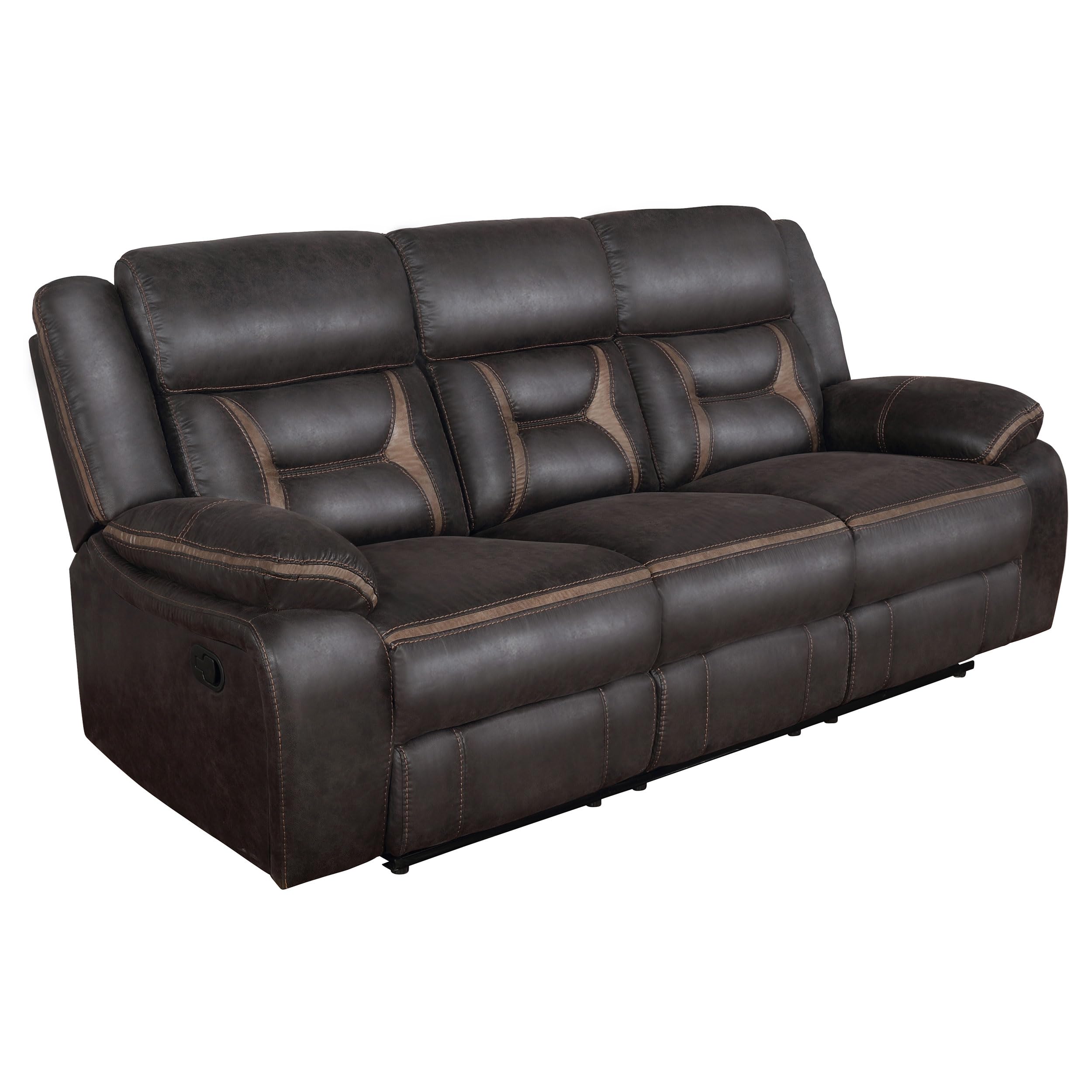 Coaster Greer 2-Piece Motion Sofa Set, Brown