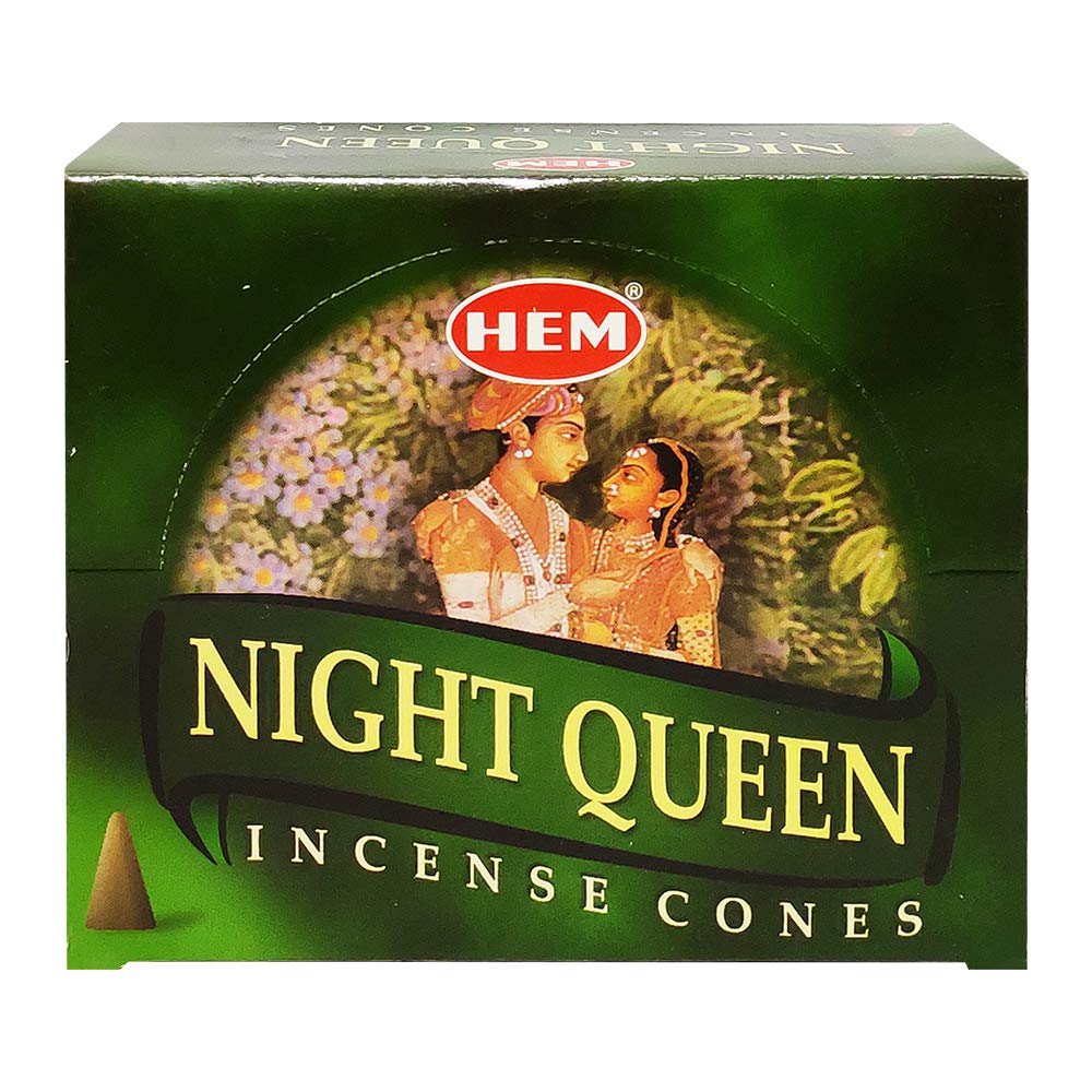 Night Queen Incense Cones And Cone Incense Burner Bundle Insence Insense Hem Incense