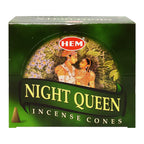 Night Queen Incense Cones And Cone Incense Burner Bundle Insence Insense Hem Incense