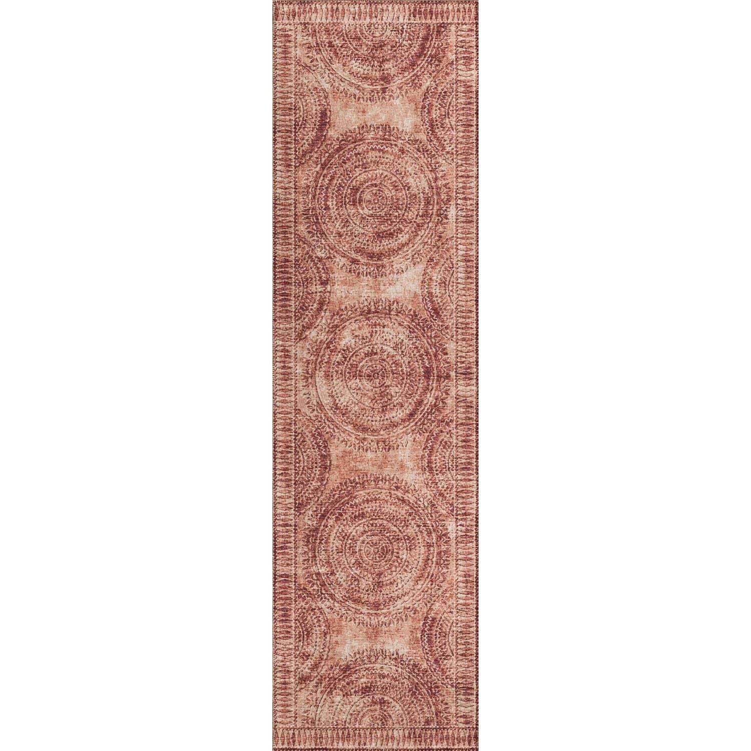 Sedona Sn7 Red Transitional Rug Runner 2' 3" X 12'