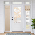 Ryb Home 2 Panels Room Darkening Sidelight Door Curtains, Privacy Door Window Curtains Thermal Insulate Covering For Patio Door Glass Door Front Door, 12 Inch X 69 Inches, Beige