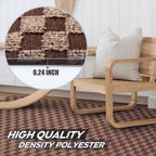 Gotohipi Custom Sizes Runner Rug 3'X8'Indoor Outdoor Utility Carpet,Area Rugs With Non Slip Rubber Backing For Hallway Kitchen E