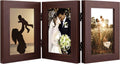 Golden State Art Photo Frame, 4x6, Brown, 3 Count