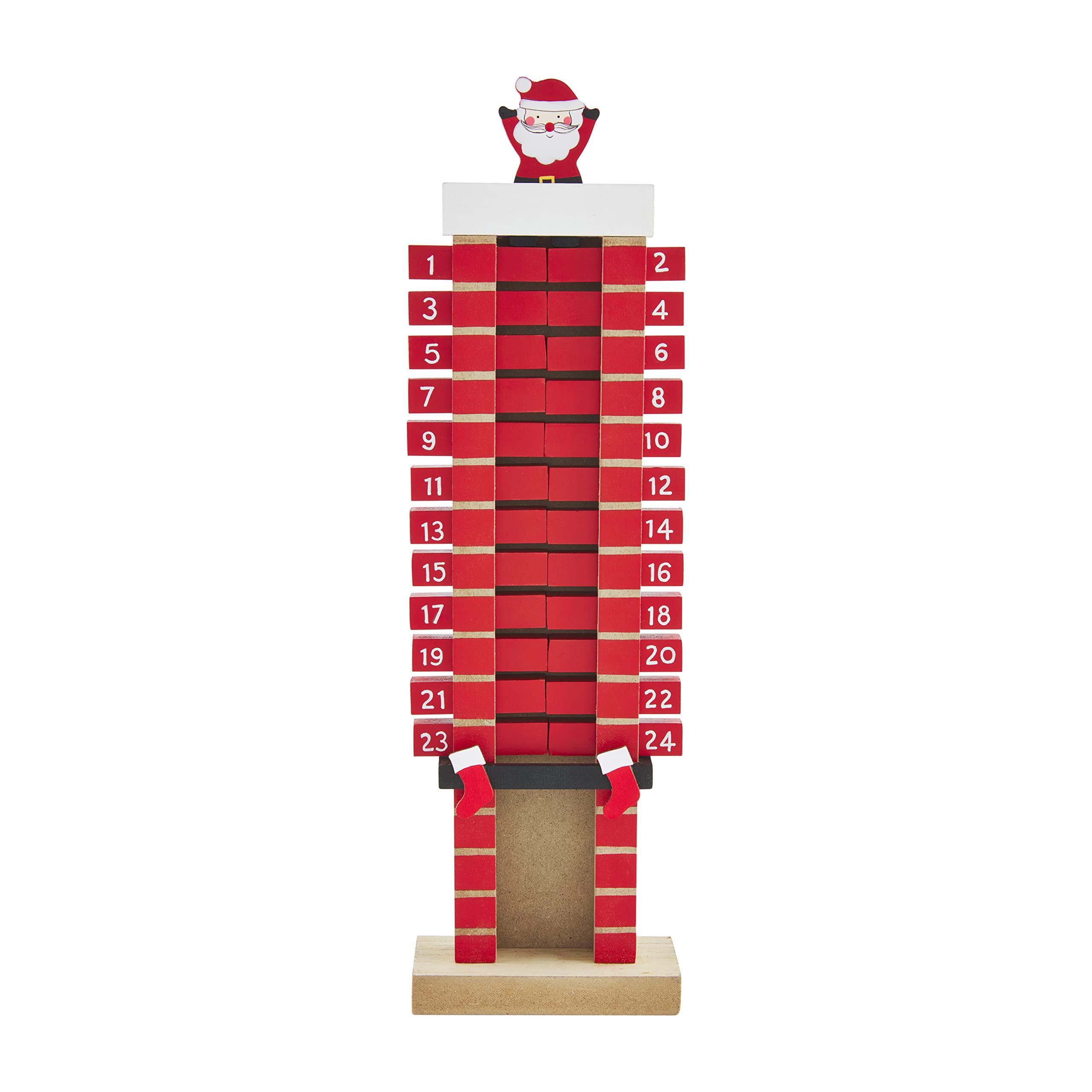 Mud Pie Kid's Santa Chimney Advent Calendar