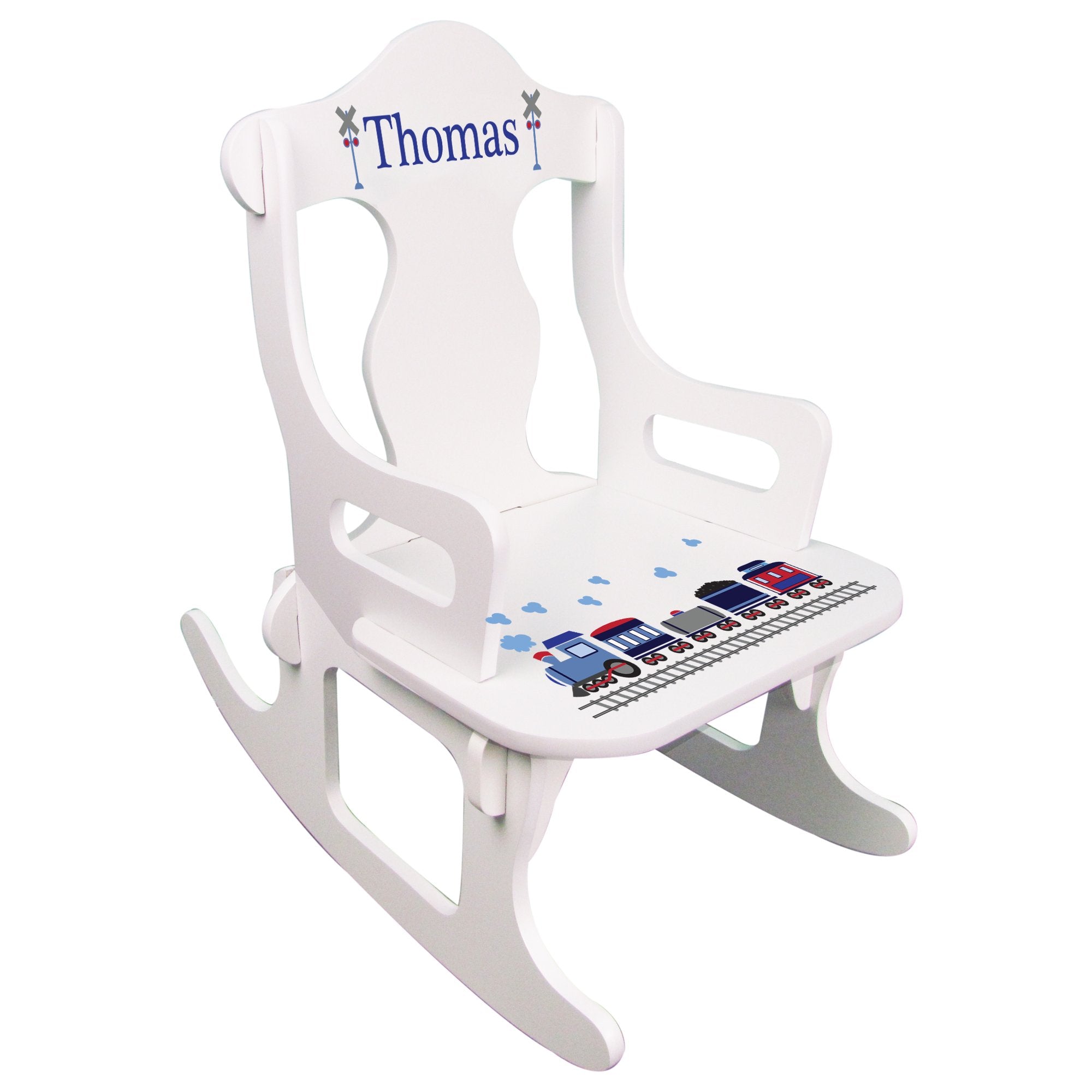 My Bambino Personalized Boys Puzzle Rocker (Trains)