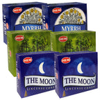 Forest The Moon Incense Cones & Holder Bundle Variety Pack From Hem Trumiri Insense Inscents Insencents Insence