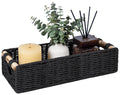 CubesLand Back of Toilet Storage Basket for Organizing W/Cut Out Handle