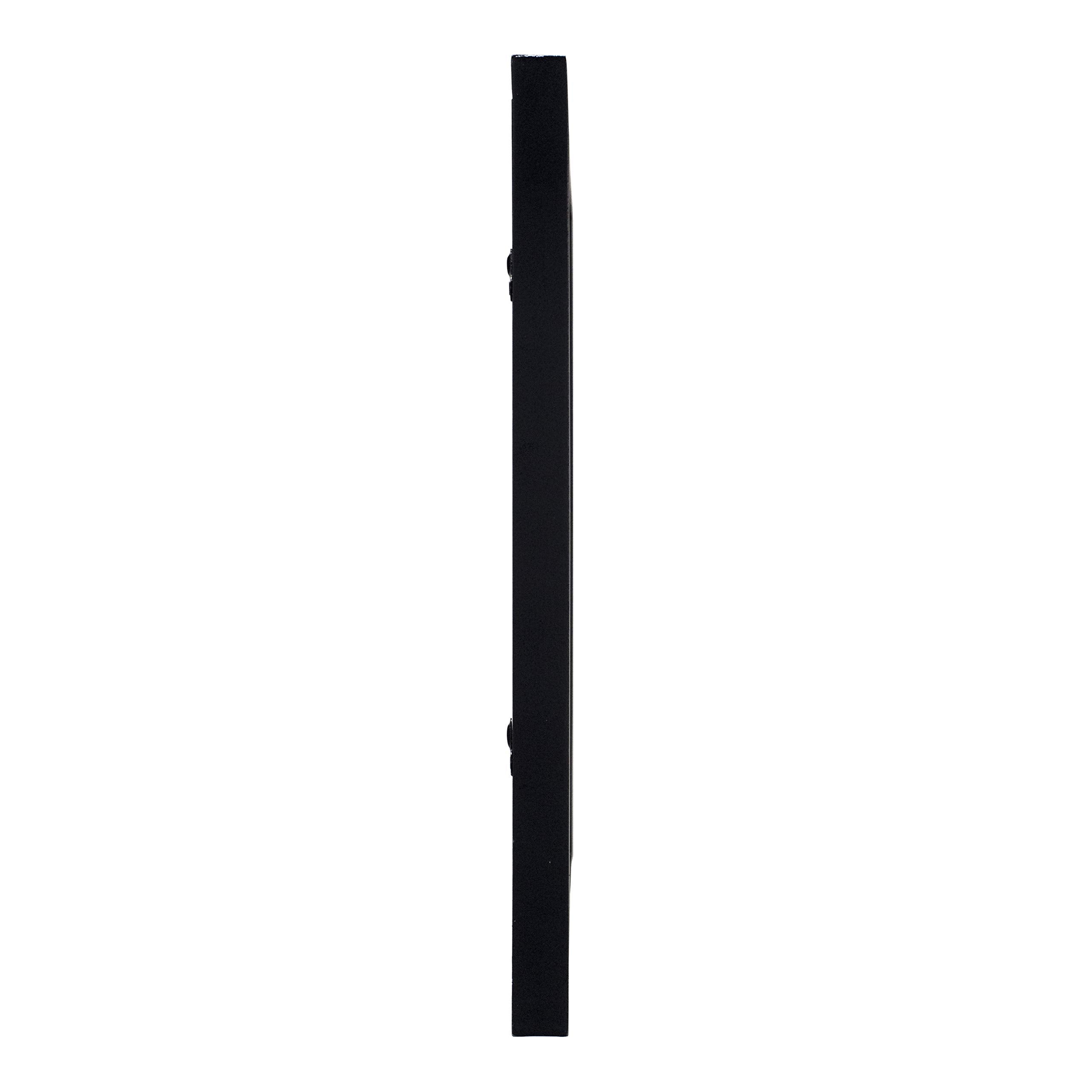 Malden International Designs Wood Floater Document Frame, 8.5X11/11X14, Black