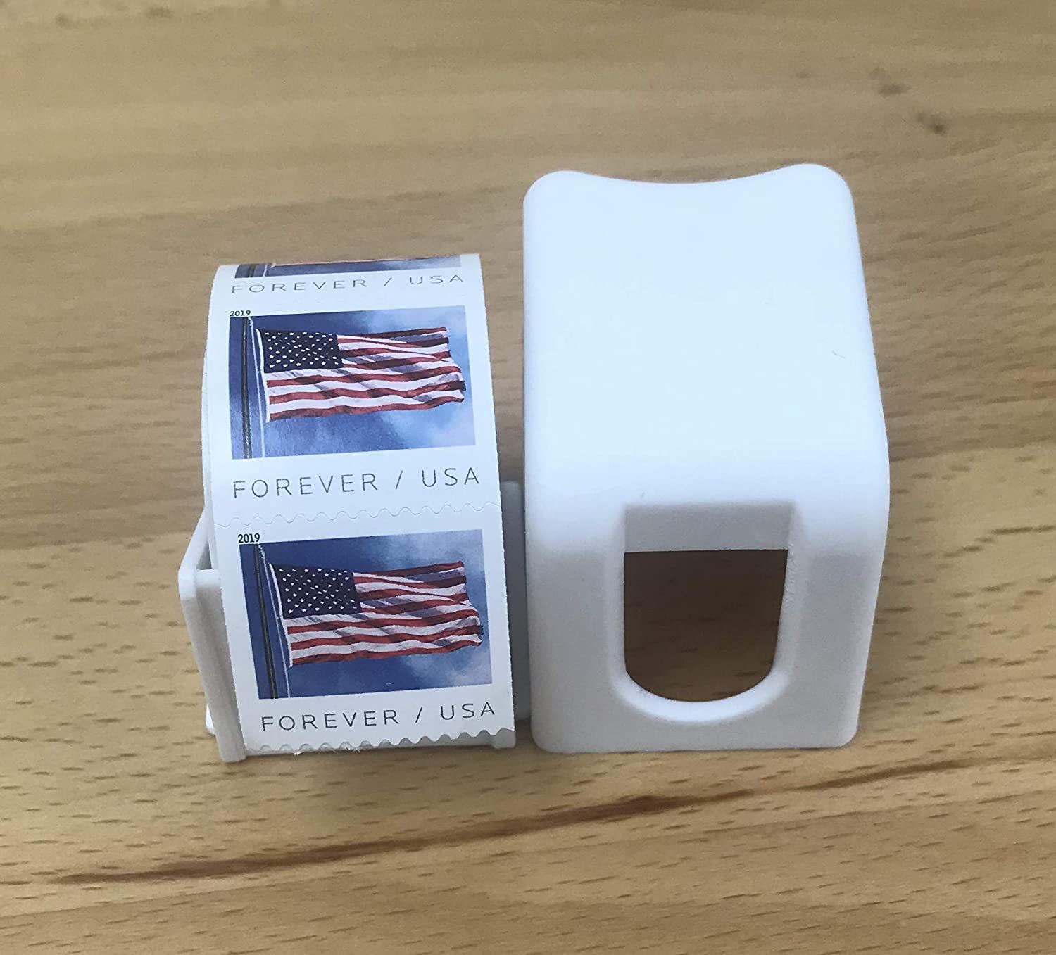 Zambt Stamp Roll Holder Dispenser For A Roll Of 100 Stamps