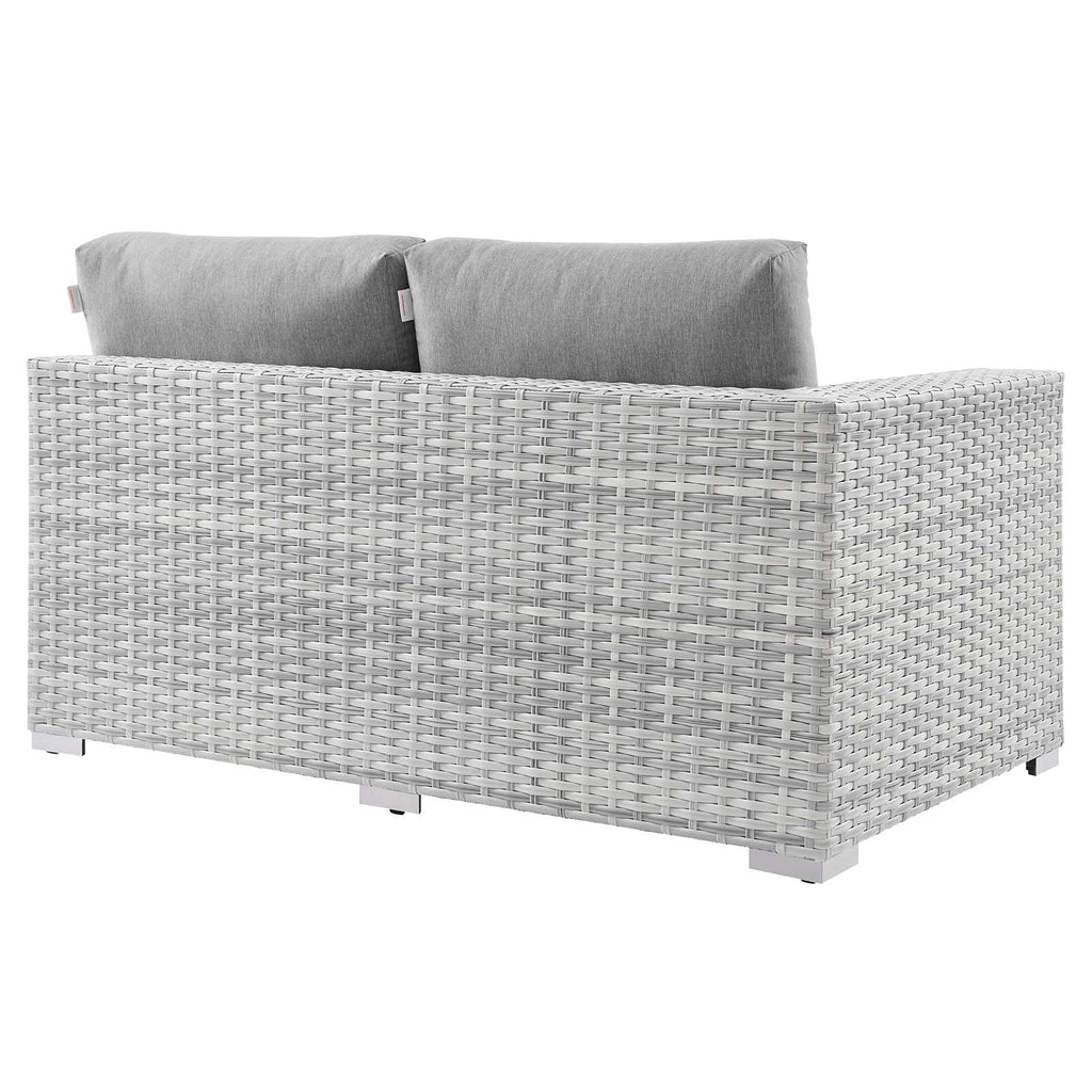Modway EEI-4302-LGR-GRY Right-Arm Loveseat, Light Gray Gray