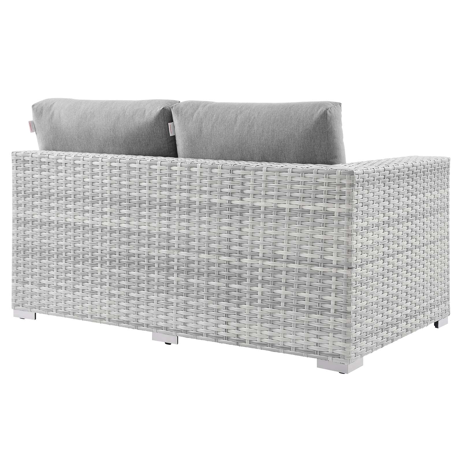 Modway EEI-4302-LGR-GRY Right-Arm Loveseat, Light Gray Gray