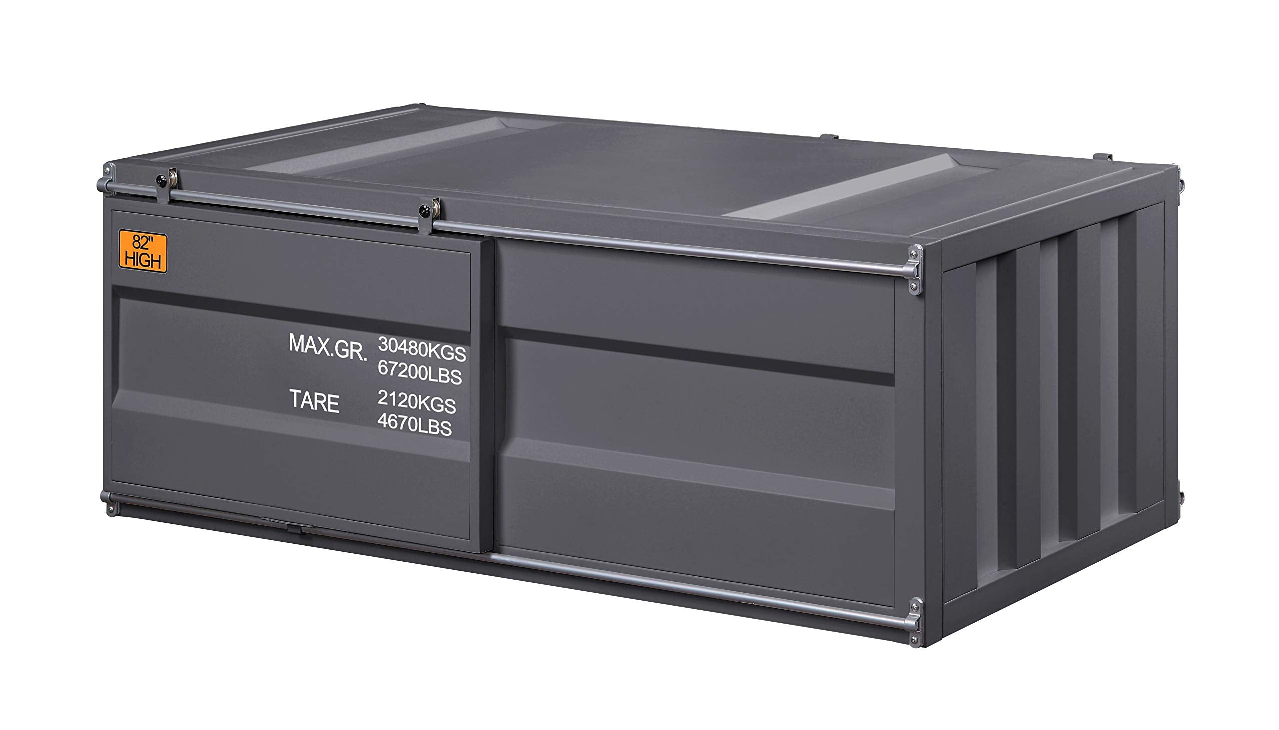 Acme Cargo Coffee Table in Gunmetal