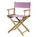Casual Home 200-00/021-22 Director Chair 18 - Classic Height Natural Frame/Pink Canvas