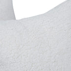 Blazing Needles Square Faux Fur Throw Pillows, 17", Grattan Rice 2 Count