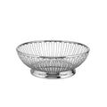 ALESSI Round Wire Basket, Silver, 8-Inch