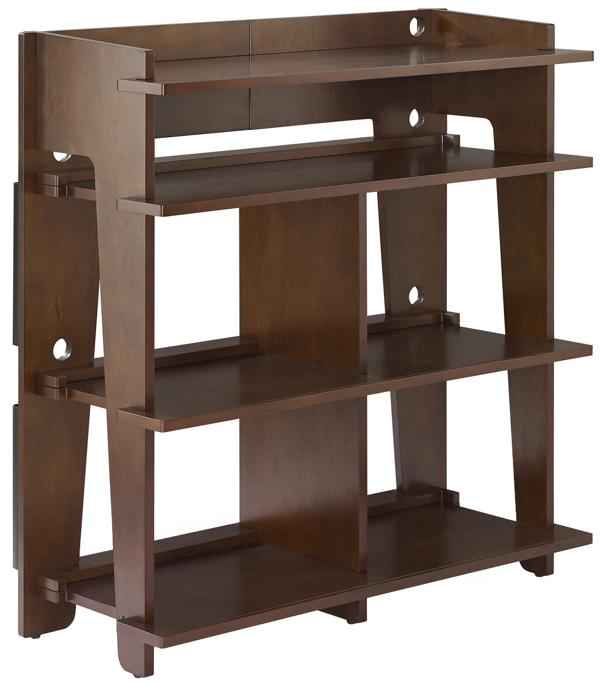 Crosley Furniture Soho Media Console, Record Player Stand With Vinyl Storage, Modern Home Organizer, Mahogany