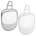 SULIKJHUI 2 Pack Foldable Laundry Hamper, Hanging Laundry Hamper for Home
