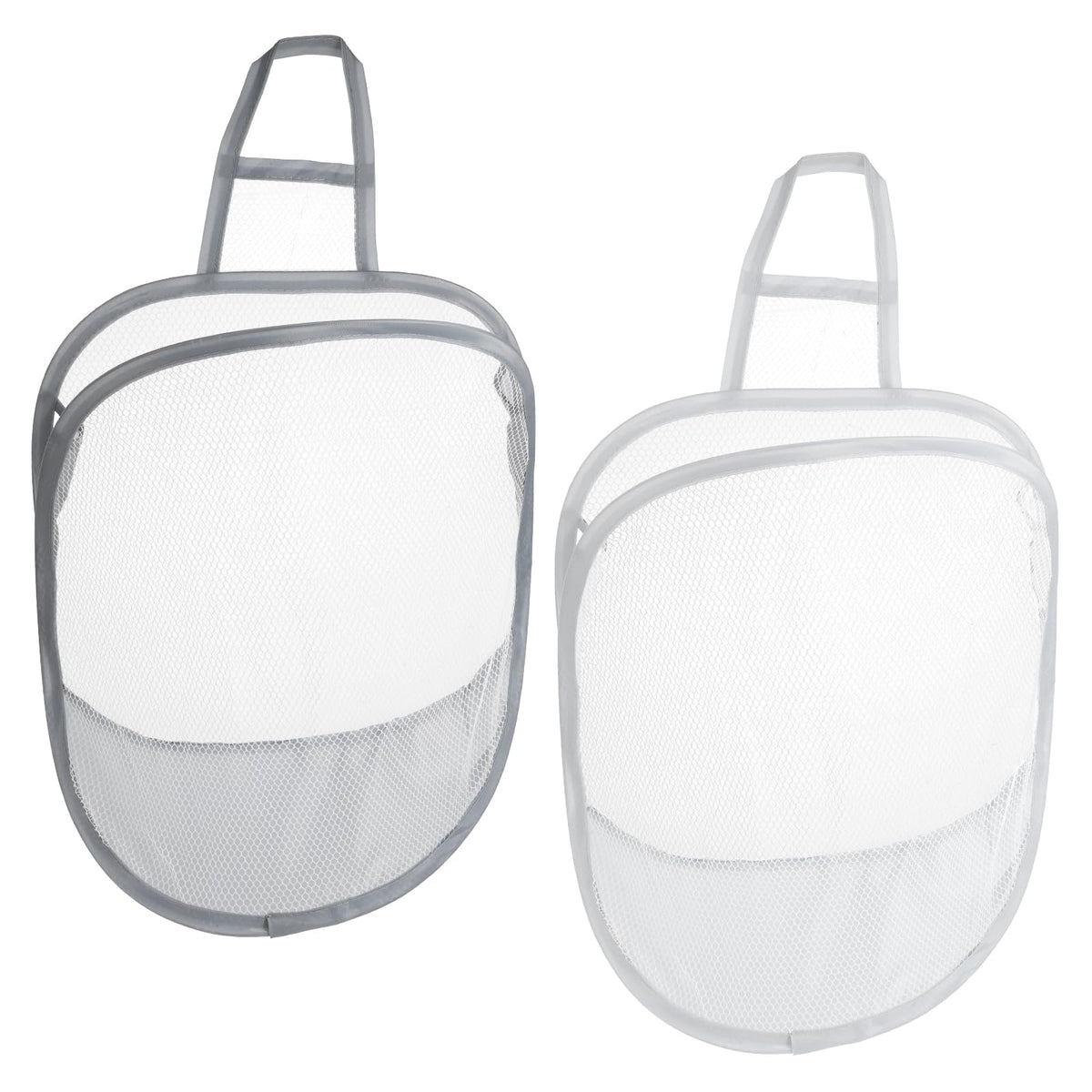SULIKJHUI 2 Pack Foldable Laundry Hamper, Hanging Laundry Hamper for Home