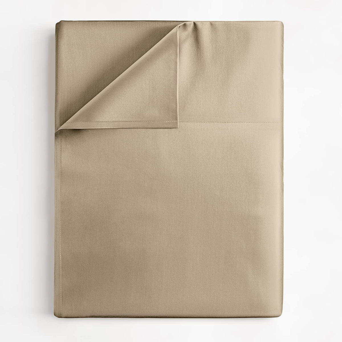 Twin Xl Size Flat Bed Sheet - Hotel Luxury Single Flat Sheet Only - Wrinkle Free & Fade Resistant Flat Sheet - Extra Soft, Breathable Bedding For Women, Men, Kids & Teens - Cream Flat Sheet Only