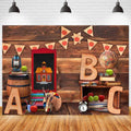 Welcome Back To School Backdrop Globe Pencil Book Classroom Children Student Background First Day Of School Homecoming Children