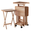 Winsome 6-Piece Snack Table, Natural (42820)