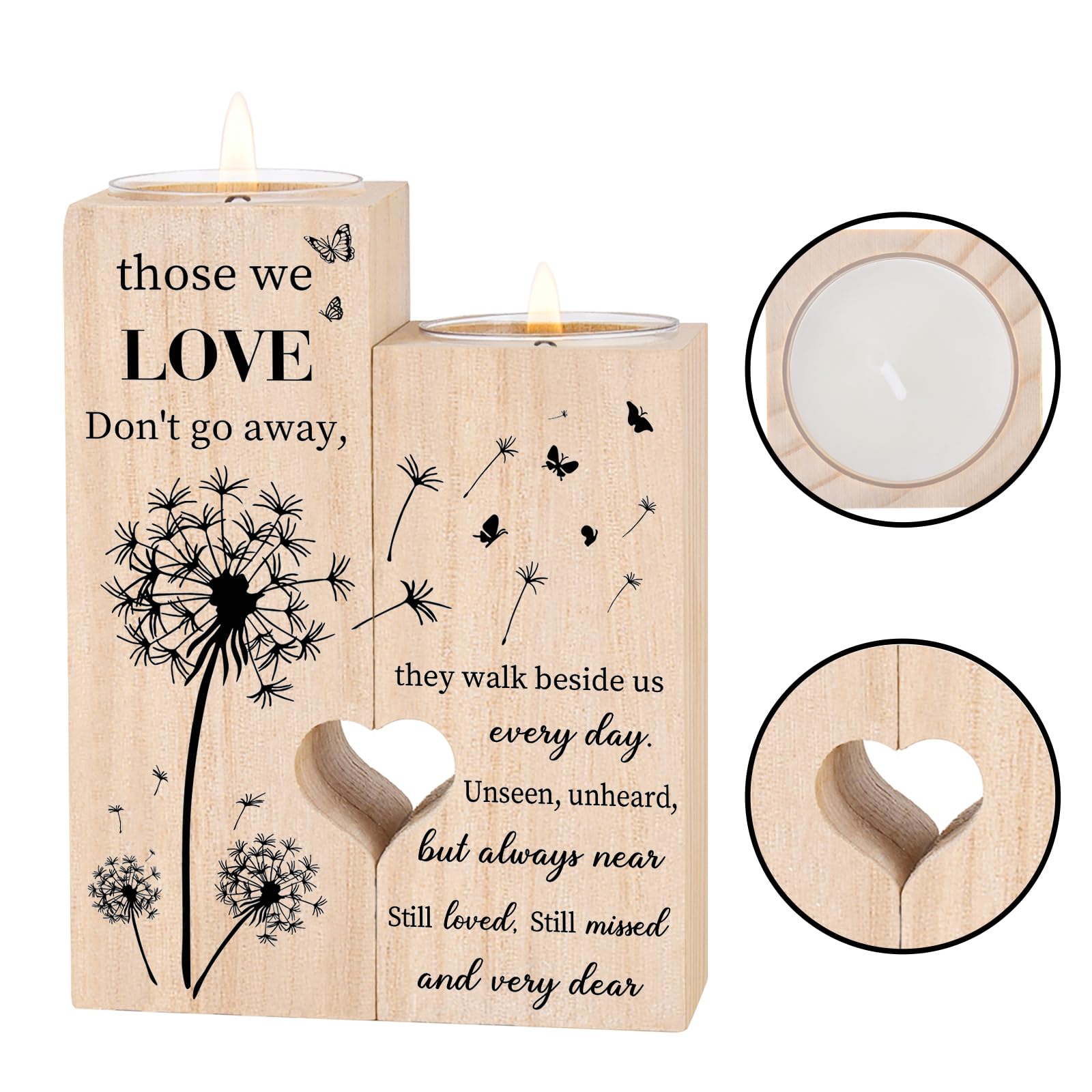 Sympathy Gifts For Loss Of Loved One, Memorial Bereavement Gifts Candle Holders - Condolence Gift, Bereavement Gifts For Loss Of
