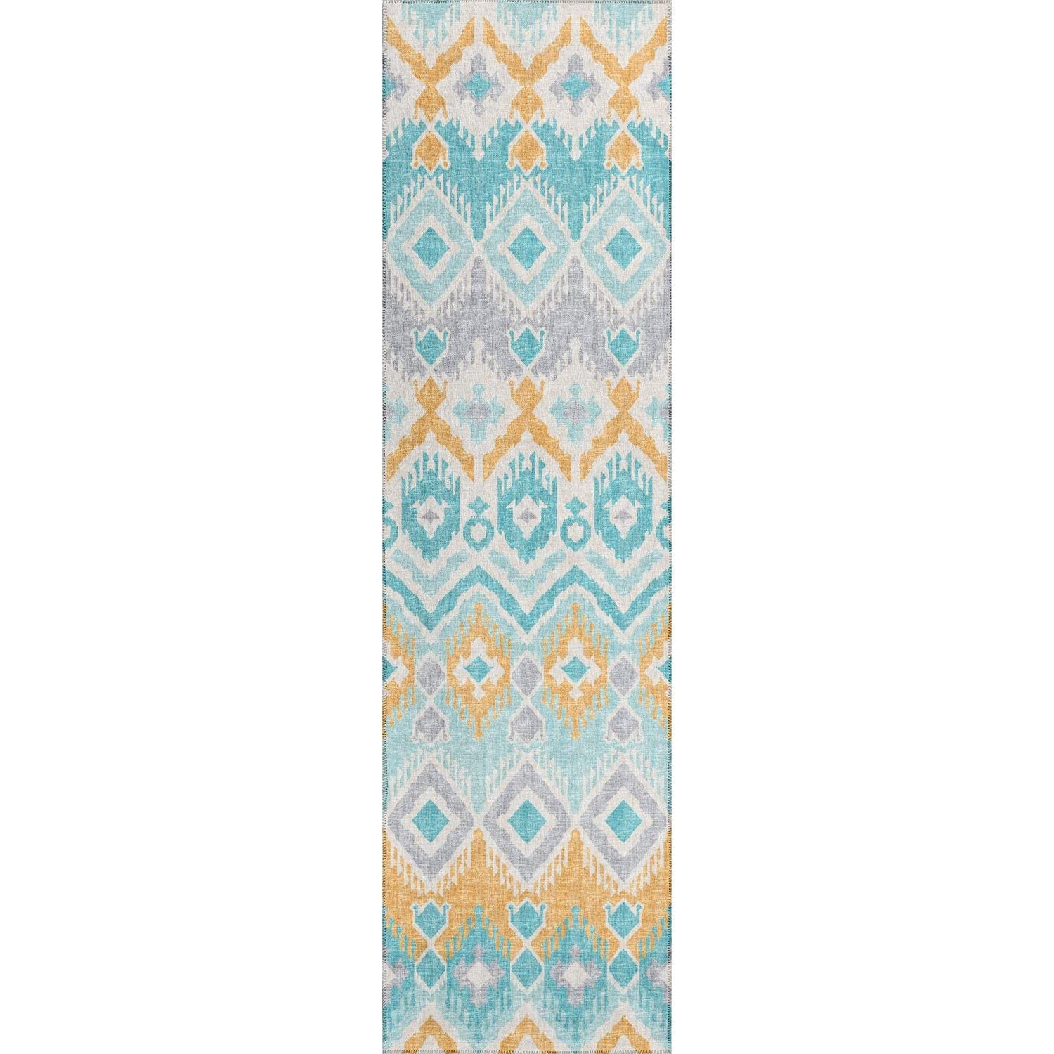 Sedona Sn2 Blue Bohemian Rug Runner 2' 3" X 12'