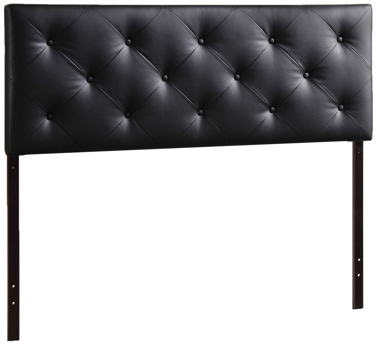 Baxton Studio Bedford Queen Sized Headboard, Black