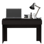 DEPOT E-SHOP Acanto 2 Drawer Writing Computer Desk, 29.5" H, Black, Office