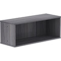 Lorell, Llr90281, Panel System Open Storage Cabinet, 1 Each, Charcoal