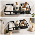 Dhrumit Pack Of 2, Self Adhesive Bathroom Shelf For Wall Shelf Organizer Wall Mounted Bathroom Shelves Rack Holder Stand For Bat