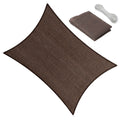 10' X 19' Sun Shade Sail Canopy Awning Permeable Fabric Pergola Cover, For Outdoor Patio Lawn Garden Backyard Carport, Brown