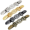Frutain 4 Pcs Waist Cincher & Shirt Clip Retro Dress Cinch Clips for Shawl,Cardigan,Sweater,Clothes & Pant Tightener Clip