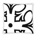 Seven20 Star Wars Large White Throw Pillow | Black Rebel Insignia Pattern Design | Water & Fade Resistant Fabric For Indoor & Ou