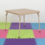 Flash Furniture Mindy Kids Tan Folding Table