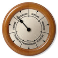 DayClocks Classic Day of The Week Wall Clock with Solid Wood Frame - Calendar Day Clock - Great Pine, 10