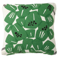 Ikea Underblomma Cushion Cover, White/Green, 50X50 Cm (20X20)